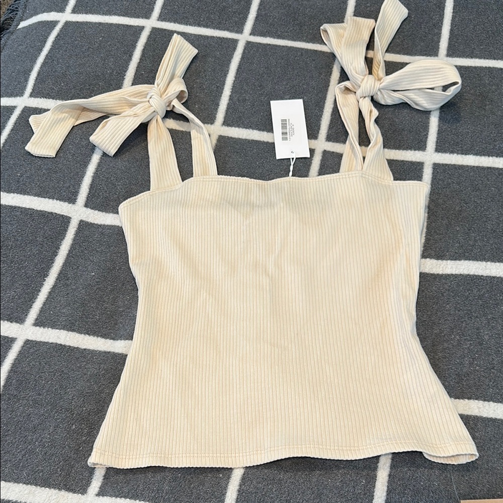 Canon Cream Sleeveless Bustier Camisole
